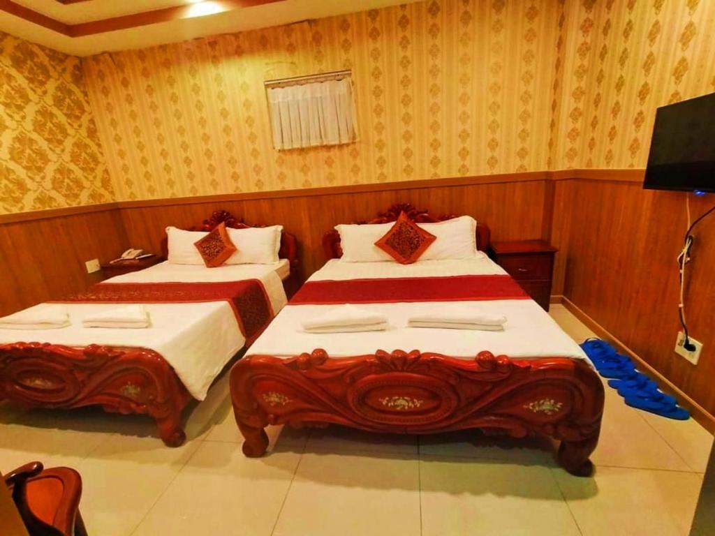 Quoc Dung Hotel - 大きなダブルまたはツインルーム