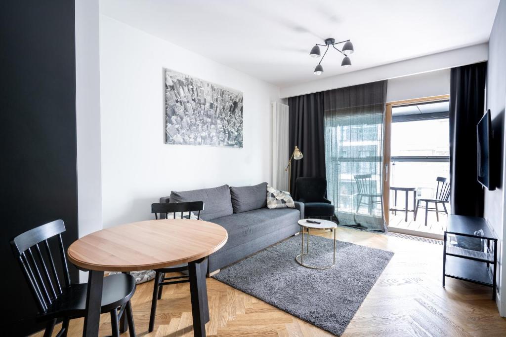 Posedenie v ubytovaní VipWarsawApartments Onyx Mennica Residence