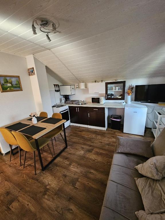Kuchyň nebo kuchyňský kout v ubytování House Petra