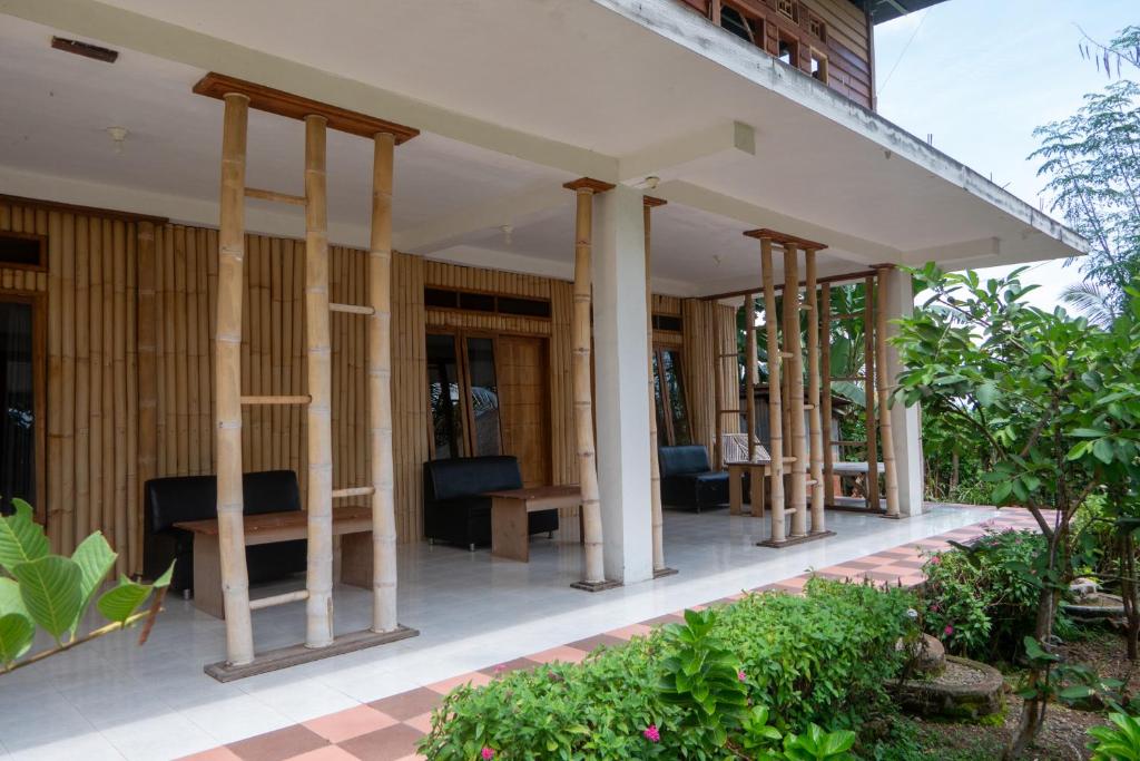 Zahrada ubytování Rinjani Eco Villa Senaru