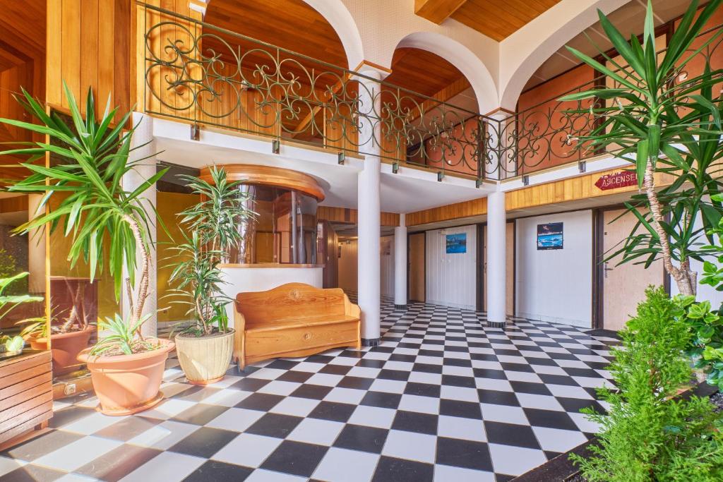 Posezení v ubytování Studio au pied des pistes