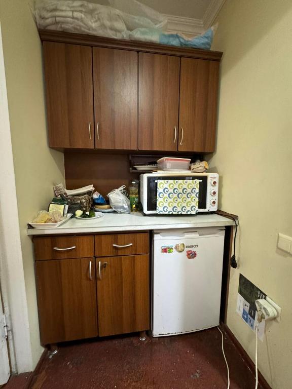 Kuchyň nebo kuchyňský kout v ubytování TJ+ Hostel