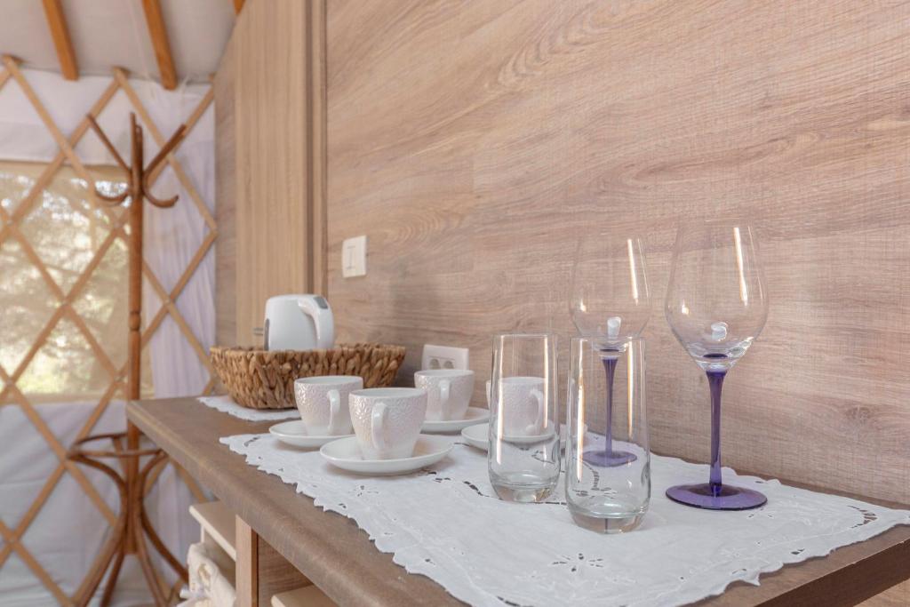 Nápoje v ubytování L.stile Glamping