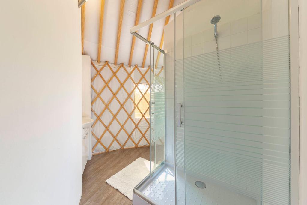Koupelna v ubytování L.stile Glamping