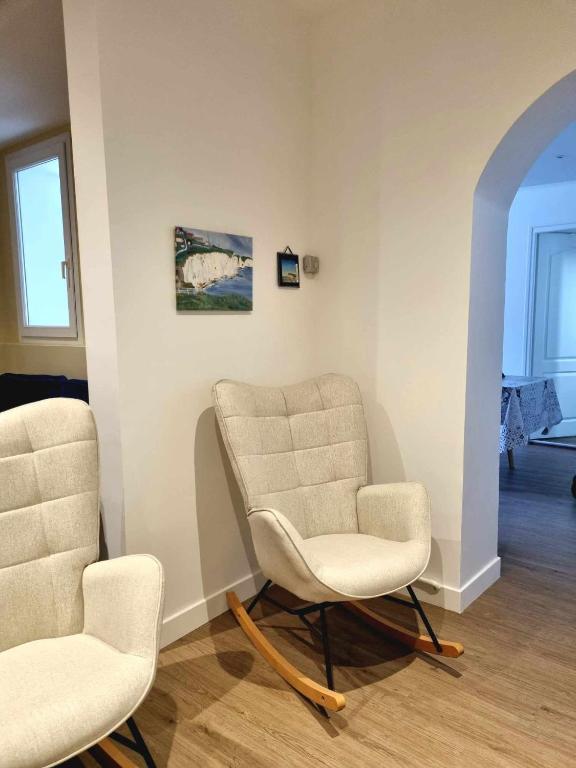 Posezení v ubytování Villa Rive Ault