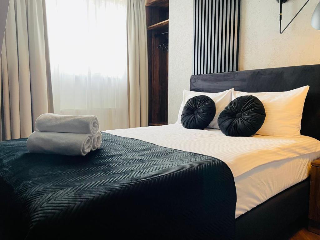 Posteľ alebo postele v izbe v ubytovaní Hotel Millennium