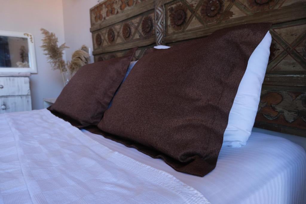 Postel nebo postele na pokoji v ubytování Rikas Boutique Otel