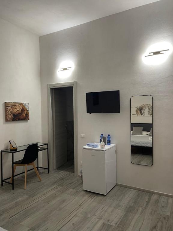 TV a/nebo společenská místnost v ubytování B&B Melissa