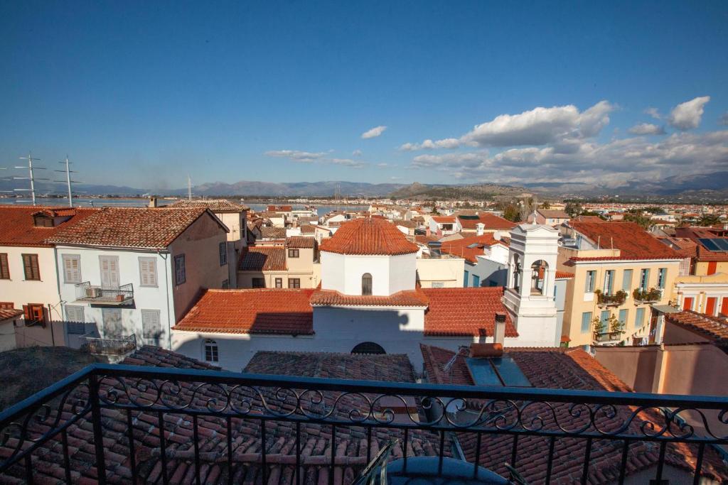 Nespecifikovaný výhled na destinaci Nafplio nebo výhled na město při pohledu z hotelu