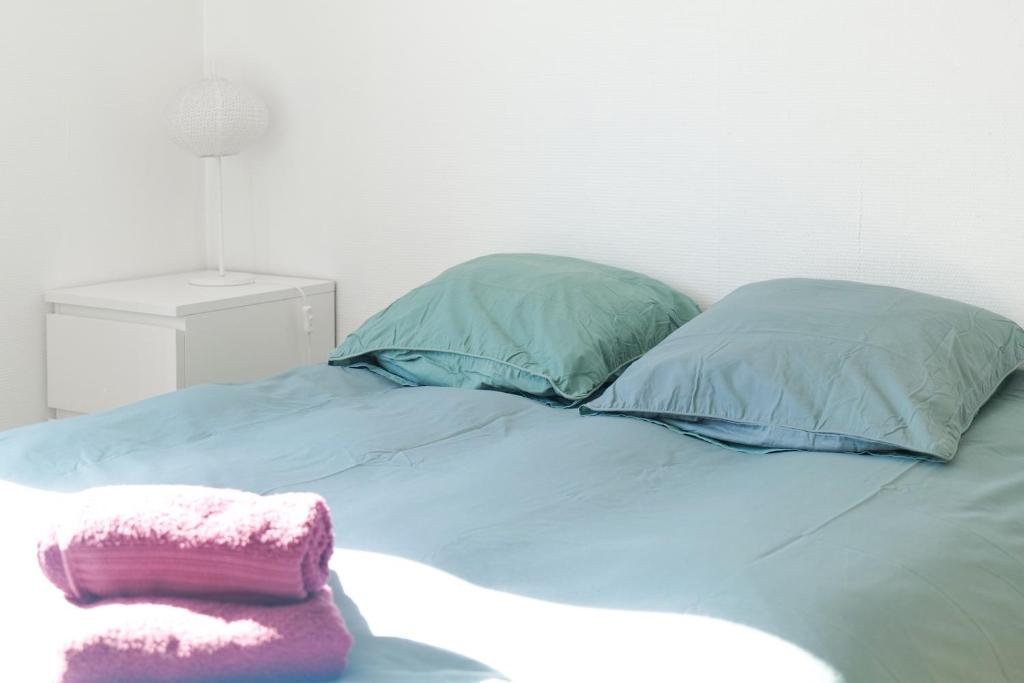 Posteľ alebo postele v izbe v ubytovaní Belle maison de vacances à la Pironnière - 6 à 8 pers