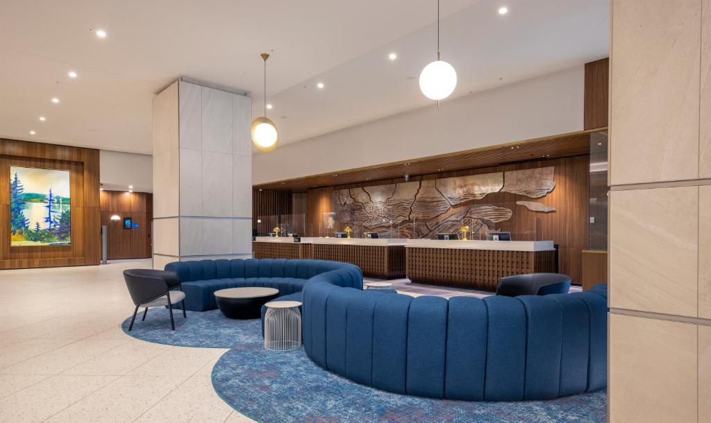 Posezení v ubytování Hilton Quebec
