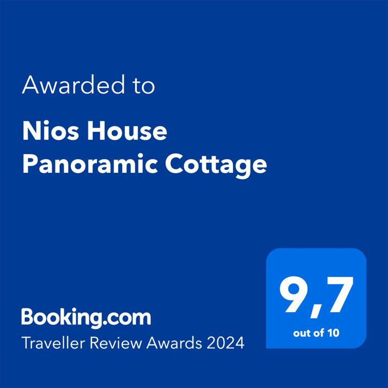 Nios House Panoramic Cottage tanúsítványa, márkajelzése vagy díja