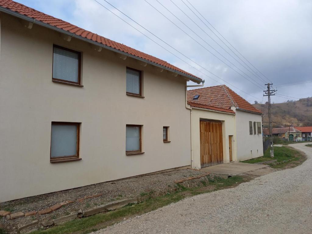 Crăciunelu de SusにあるLE DOMAINE DU HIBOUの白い家