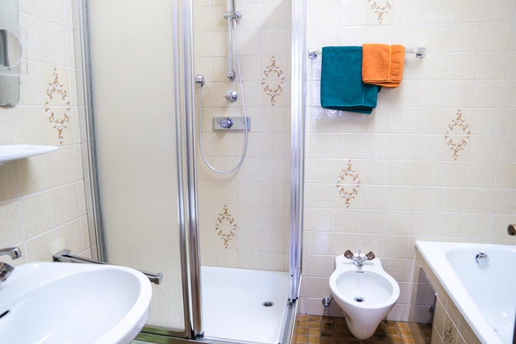 Koupelna v ubytování Seebad Appartements
