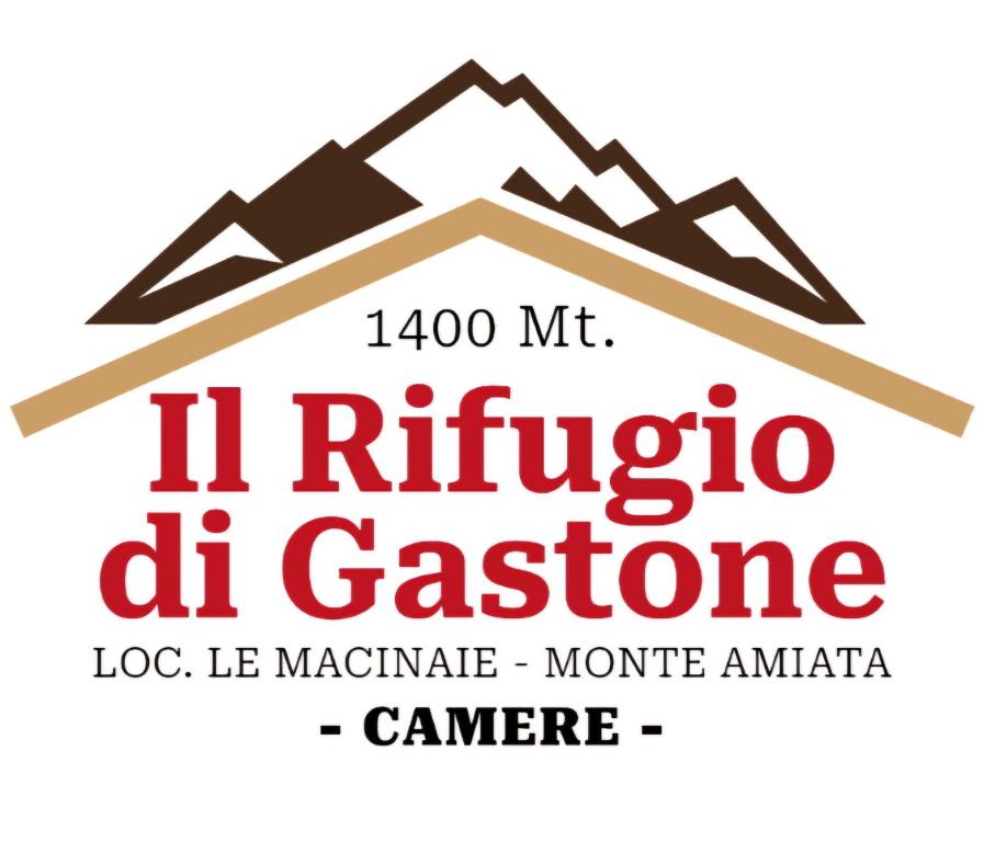 logo kasyna rufina na świeżym powietrzu w obiekcie IL RIFUGIO DI GASTONE - Monte Amiata - w mieście Castel del Piano