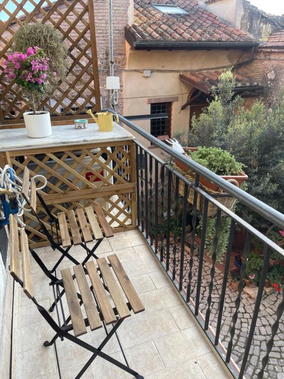Balkón nebo terasa v ubytování Il Borghetto