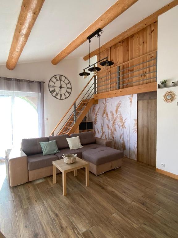 Posezení v ubytování Villa Quinson
