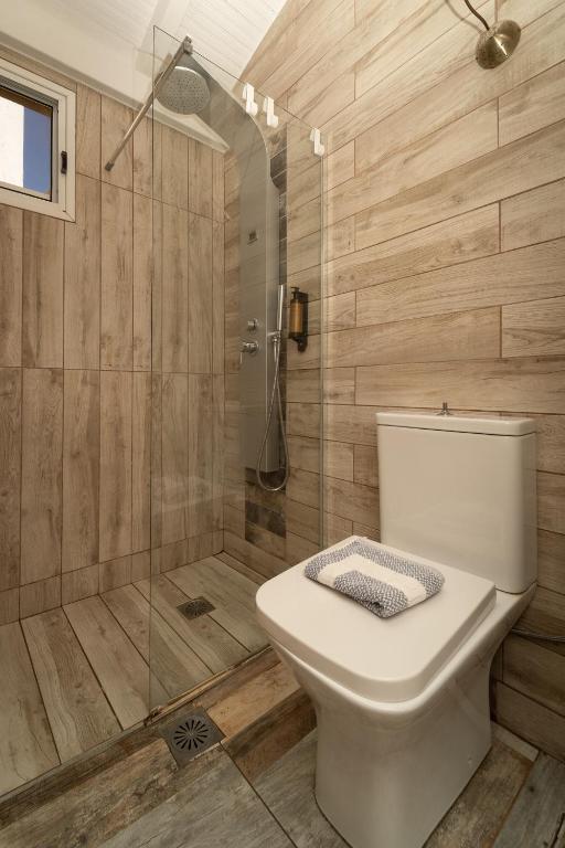 Koupelna v ubytování Maisonette Pylos