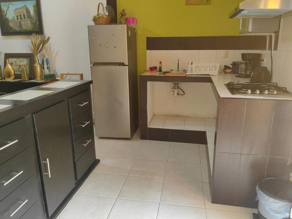 Kuchyň nebo kuchyňský kout v ubytování Casa Fernery