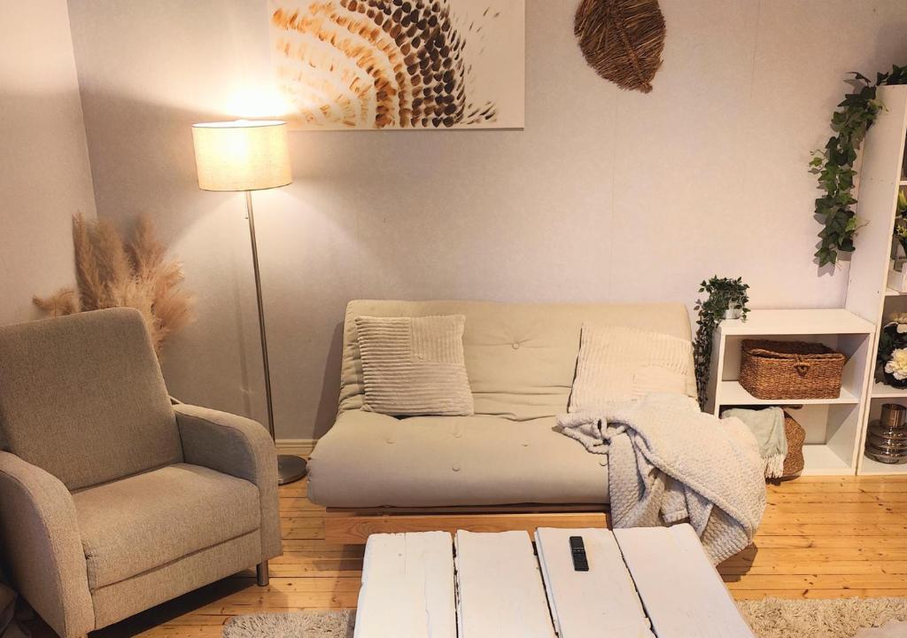 Χώρος καθιστικού στο Condo in the city of Turku