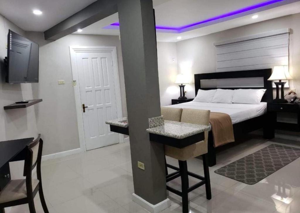 Łóżko lub łóżka w pokoju w obiekcie Di Villa