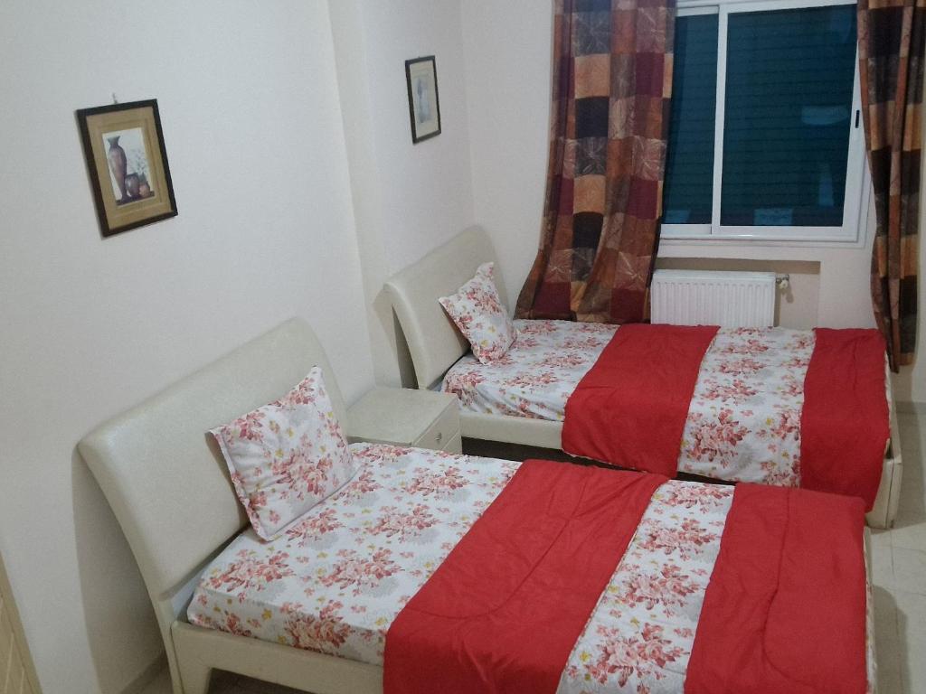 Postel nebo postele na pokoji v ubytování Panorama III Cliniques les Jasmins