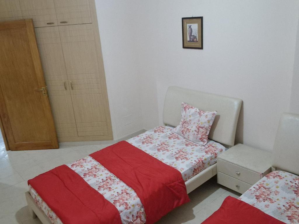 Postel nebo postele na pokoji v ubytování Panorama III Cliniques les Jasmins