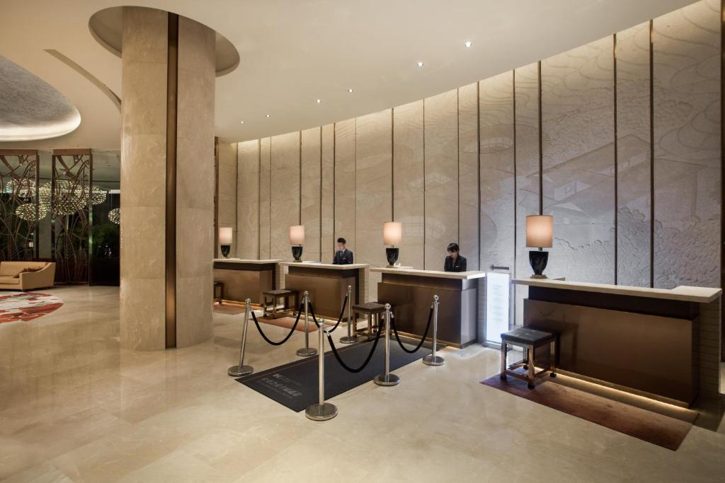 Posezení v ubytování Crowne Plaza Zhangzhou by IHG
