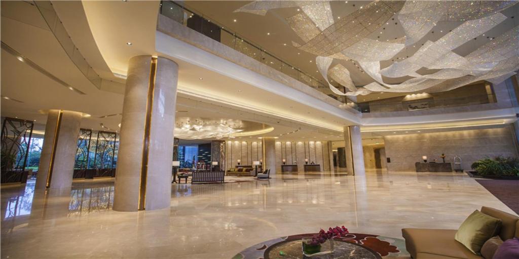 Posezení v ubytování Crowne Plaza Zhangzhou by IHG