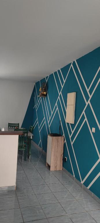 Kuchyň nebo kuchyňský kout v ubytování Le petit cactus