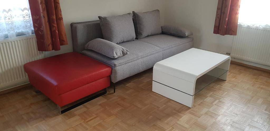 Posezení v ubytování Ferienwohnung Borse