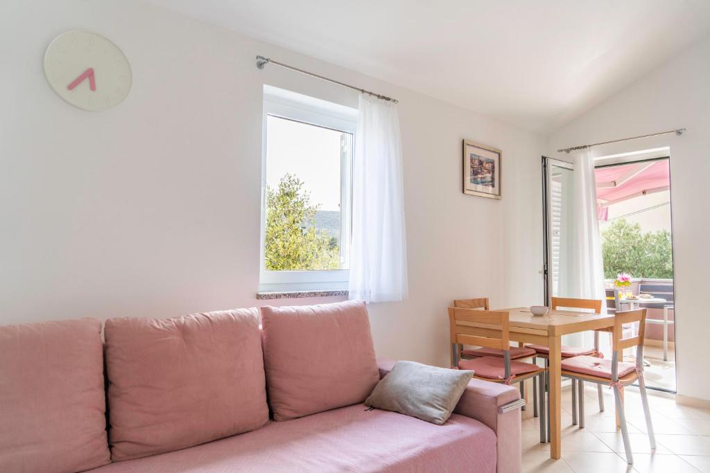 Posezení v ubytování Apartments Lila