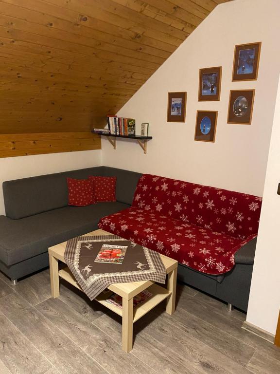 Posezení v ubytování Apartman U vleku