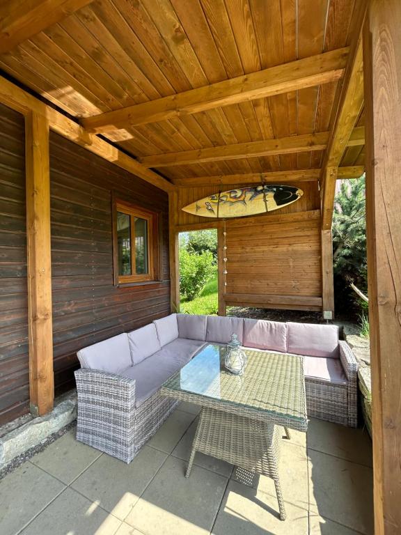 Posezení v ubytování Apartman U vleku