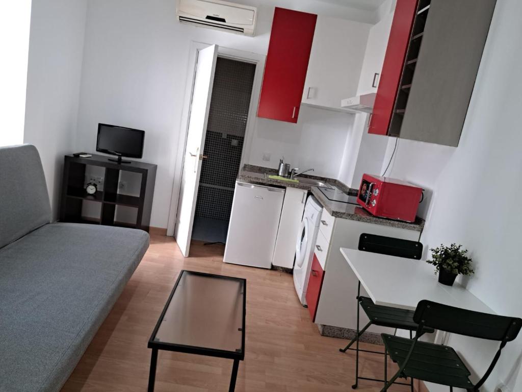 Nhà bếp/bếp nhỏ tại Casa Manuel, Sevilla apartment
