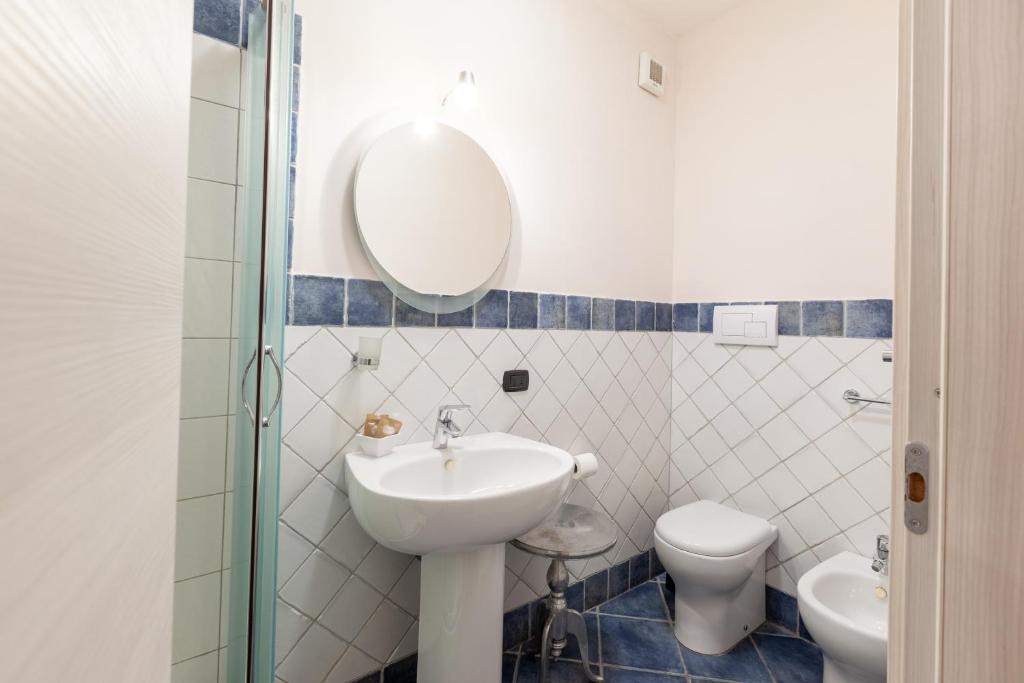 Koupelna v ubytování B&B Dimora di Girgenti
