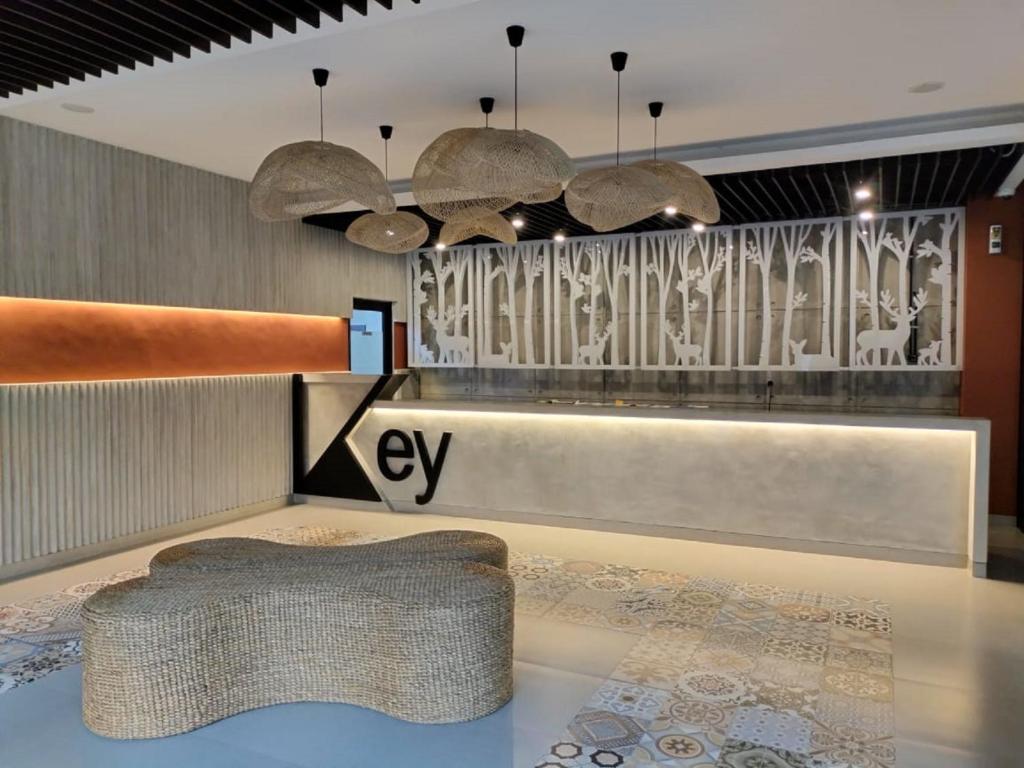Posezení v ubytování Key Inn Hotel Bogor