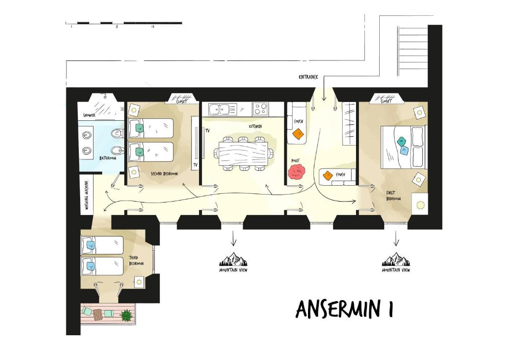 Alp Apartments SKI & BIKE - Ansermin - 1