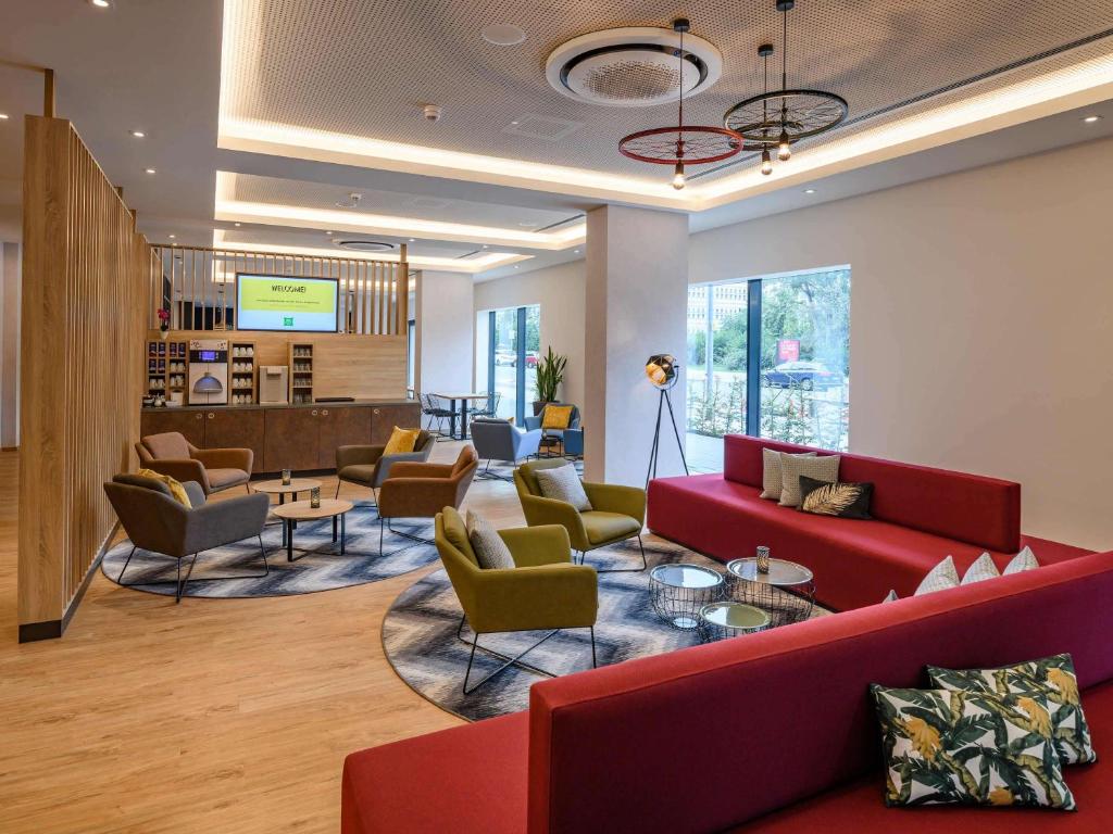 Posezení v ubytování ibis Styles Magdeburg
