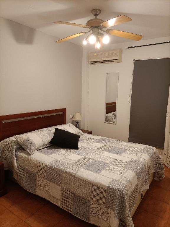 Posteľ alebo postele v izbe v ubytovaní naturist apartament