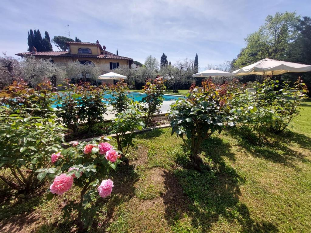 Zahrada ubytování VILLA GIOTTO Florence