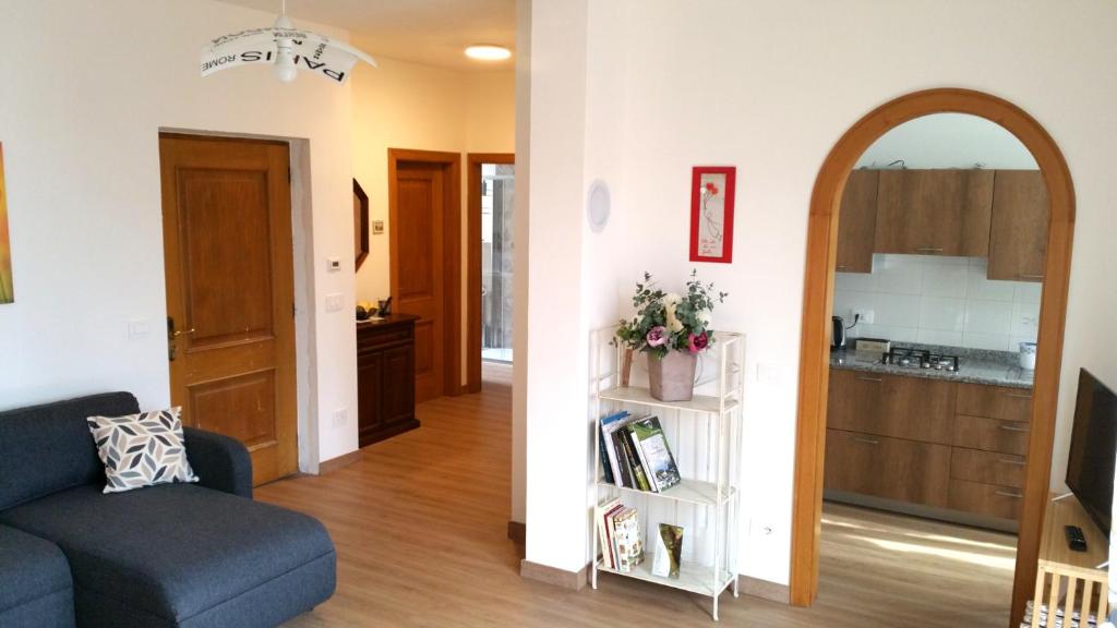 Kuchyň nebo kuchyňský kout v ubytování Cà Dina - Appartamento in Val di Cembra