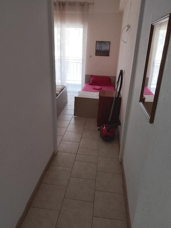 Postel nebo postele na pokoji v ubytování Aleksandros Olimp