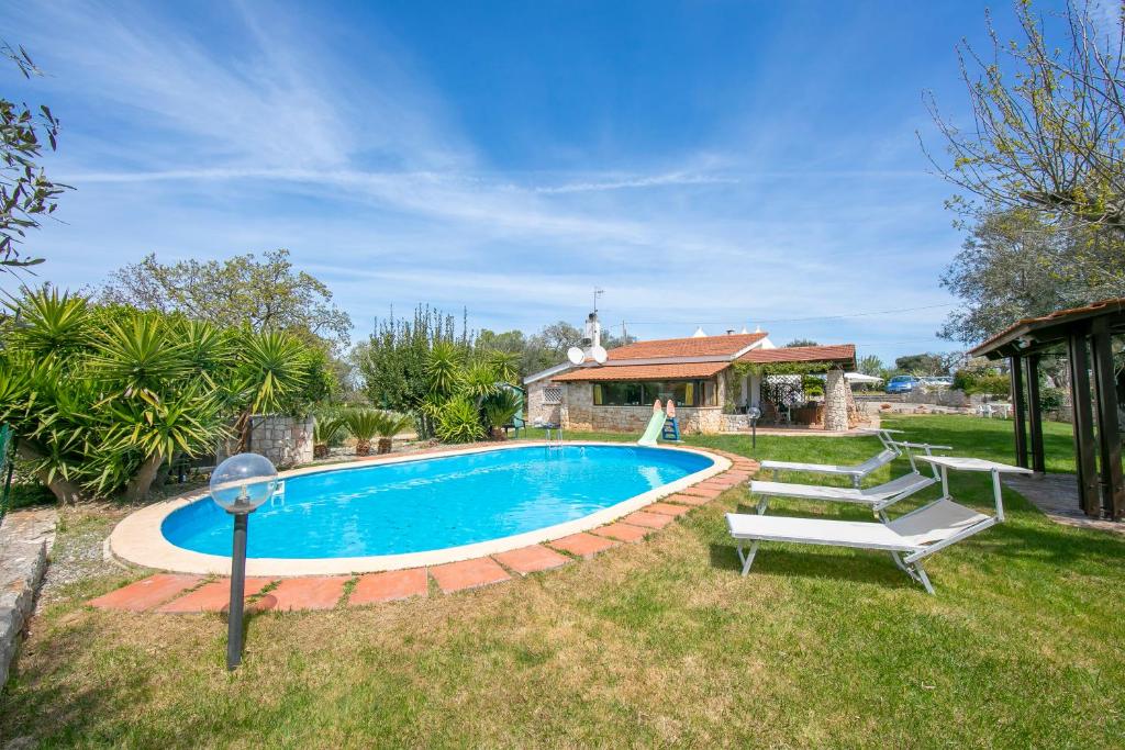 Basen w obiekcie La Casa Sulla Roccia Trulli Pool - Happy Rentals lub w pobliżu