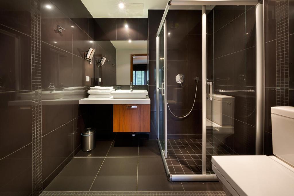 Koupelna v ubytování GMP Clubhotel Apartments