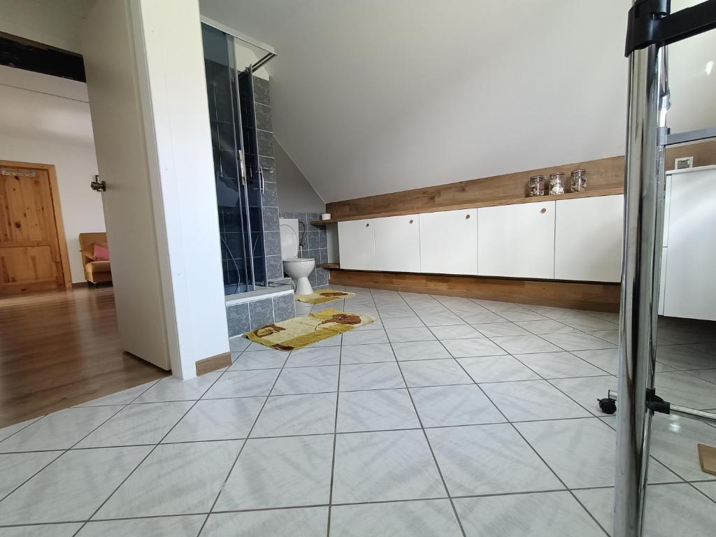 Kuchyň nebo kuchyňský kout v ubytování Maślana Chata
