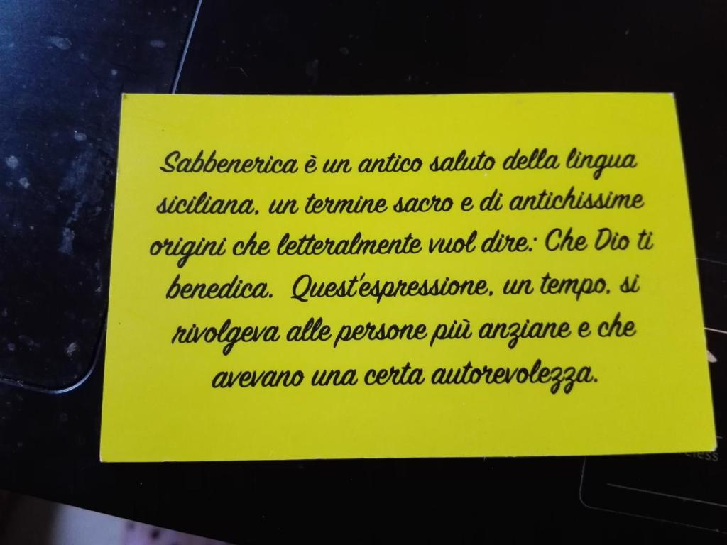 Zdjęcie z galerii obiektu Sabbenerica - Palermo w mieście Palermo