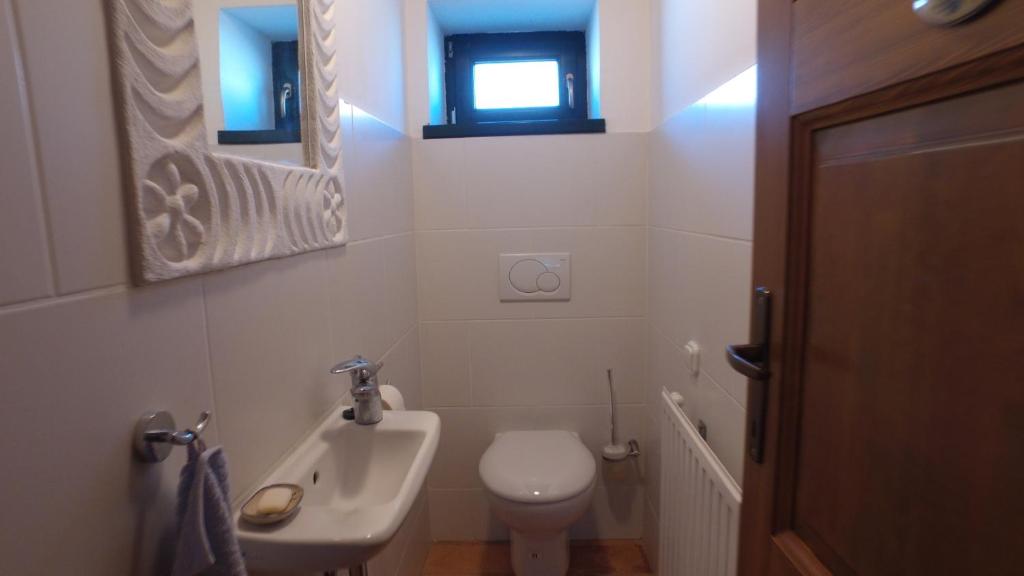 Koupelna v ubytování Rozika guesthouse - Sukoró