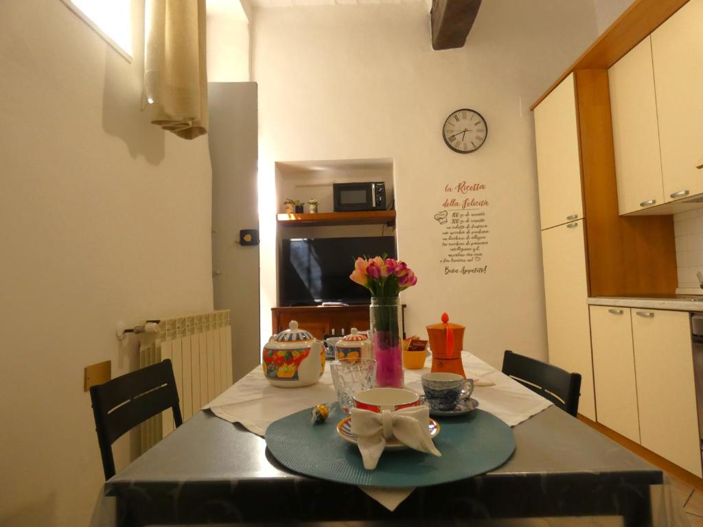 Kuchyň nebo kuchyňský kout v ubytování SCAPPO IN UMBRIA, CasaLina
