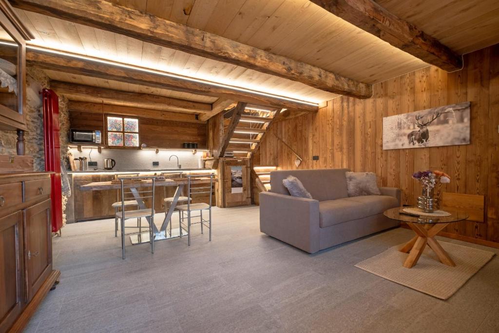 Posezení v ubytování Casa Vacanze I Foresti C'A D'Arte